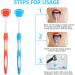 FARUTA 2-Pack Tongue Scraper Cleaner - Effective Oral Hygiene Tool for Adults - Buy Online on GoSupps.com