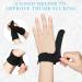 Ramede Thumb Guard - Stop Thumb Sucking & Skin Picking | 2 Pairs Black & Grey Adult Thumb Finger Glove - Buy Online on GoSupps.com