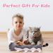 Desdfcer Long Cat Plush Pillow - Cute Stuffed Animal Toy for Kids - Grey-1 - Buy Online on GoSupps.com