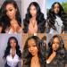 28 Inch Brazilian Body Wave Lace Front Wig - Pre Plucked 13x6x1 Frontal - 180% Density Human Hair - Natural Black - Women's Lace Front Wig - Buy Online on GoSupps.com