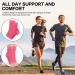 4 Pairs Plantar Fasciitis Socks Neuropathy Socks Ankle Compression Socks for Women Men Medical Ankle Support Brace Wide Calf Compression Socks for Flying Running M(5-7.5) 4 Pairs Pink - Buy Online on GoSupps.com
