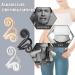 Buy CZQIKEDA Acupressure Slimming Earrings - Weight Loss Earplugs for Men & Women | Lymph-Detox Non-Penetrating Silver Ear Clips - Buy Online on GoSupps.com