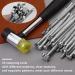 21-Piece Leather Stamping Kit with Rubber Hammer - Special Shape Leather Stamp Set for Leatherworking - Buy Online on GoSupps.com