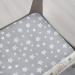 2 Pack Mini Crib Sheets | Stretchy Fitted Sheet for Graco Pack n Play | Soft & Breathable Material | Stars & Bunny Design - Buy Online on GoSupps.com