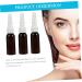 Lurrose 8pcs Round Shoulder Nasal Spray Bottles - Travel Size Toiletries Containers - Pump Sprayer - Brown 12.5X2.5cm - Buy Online on GoSupps.com
