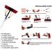 Window Cleaning Poles Water Fed Pole Kit 3.6-11M Window Cleaning Telescopic Pole Water Fed Extendable Brush For Cleaner Conservatory Roof Photovoltaic Panel Cleaning Photovoltaic Panel Clean 36ft/11m 1 - Buy Online on GoSupps.com