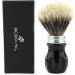 Jag Shaving Badger Hair Shaving Brush - Super Silver Tip & Black Handle for Perfect Wet Shaving | International Shipping - Buy Online on GoSupps.com