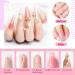 5-in-1 Builder Gel in a Bottle - Base Strengthening UV/LED Nail Polish for Extensions, Repair & Nail Art - 15ML Pink with 20 Nail Forms - Buy Online on GoSupps.com
