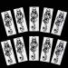 CHASPA 10 Pcs Dark Mark Death Eater Temporary Halloween Tattoo Set - Buy Online on GoSupps.com