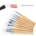 Facial Mask Brush Soft Hair Mud Applicator DIY Skin Care Tool with Wooden Handle - Buy Online on GoSupps.com