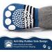 Petloft Anti-Slip Dog Socks - Slide-Resistant Adjustable 4-Pack for Small & Medium Dogs Cats and Puppies (Gray Paw Size L) - Buy Online on GoSupps.com
