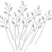 Wedding Hair Pins  8 PCS Bridal Hair Pins Bridal Hair Accessories  Hair Accessories for Women Wedding  Wedding Hair Accessories for Brides Flower Hair Pins for Bride  Bridesmaids  Flower Girls(Silver)