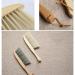 SANGDA Hand Broom Dusting Brush Bench Brushes Counter Duster Hand Brush with Wood Handle for Counter Hand Woodworking Gardening Furniture Drafting Fireplace Cleaning Sweeping(Gray) - Buy Online on GoSupps.com