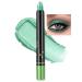 Erinde Erinde Green Glitter Eyeshadow Pencil Waterproof Long Lasting Pearly Cream Pencil High Shiny Metallic Eye Pigment