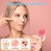 Comnico 2-Pack Manual Facial Cleaning Brush - Soft Silicone Skin Washer & Peeling Pads for Deep Cleansing Makeup Residues (Blue & Pink) - International Shipping Available - Buy Online on GoSupps.com