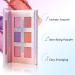 6 Colors Eyeshadow Palette | Glitter & Shimmer Eye Makeup | Blendable Shades for Youthful Energetic Looks - International Shipping - Buy Online on GoSupps.com