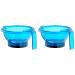 Efalock Professional Transparent Dye Bowl Set - Blue Pack of 2 (2x 1 Piece) | International Shipping Available - Buy Online on GoSupps.com