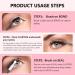 PURELEOR DIY Eyelash Extension Bond and Seal - Strong Hold Black Lash Adhesive - Gentle & Comfortable - All Day Wear - 5ml Bond + 5ml Seal - For Cluster Eyelash Wispies - Buy Online on GoSupps.com