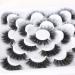 Newcally Lashes 3D Fake Eyelashes 18MM Dramatic Fluffy Faux Mink 10 Pairs - Long Volume False Eye Lashes | 1-Drama - Buy Online on GoSupps.com
