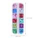 Minkissy Heart Nail Art Glitter - 2 Boxes Holographic Sequin 3D Nail Decorations for Valentine's Day - Perfect for Women & Girls - Buy Online on GoSupps.com