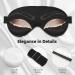 Eyelash Pattern Soft Sleep Eye Mask | Breathable Eye Patch for Women | Perfect for Travel & Relaxation - Buy Online on GoSupps.com