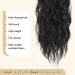 FESHFEN Long Curly Wavy Drawstring Ponytail Extension - 18 Inch Off Black Synthetic Hair Piece for Women - Buy Online on GoSupps.com
