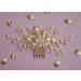 BERYUAN Women Rhinestone Pearl Hair Comb Vine Gold Leaf Wedding Hair Accessory Gift for Her Crystal Headpiece Party Headress for Bride Bridesmaid Girls (gold) - Buy Online on GoSupps.com