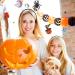 hgnxa Classical Halloween Headband Pumpkin Wing Hair Hoop Headdress Decorative Hair Accs for Day of the Dead ostume - Buy Online on GoSupps.com