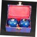 Fomiyes Health Massage Handball Set - Baoding Chinese Stress Balls for Meditation & Fitness | International Shipping Available - Buy Online on GoSupps.com