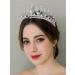 SWEETV Silver Queen Crown Tiara for Women - Wedding & Prom Headpiece - Buy Online on GoSupps.com