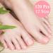 120 Pieces False Toenail Tips Set 12 Sizes Full Cover Fake Toenails Acrylic Artificial Stick on Toenails for Women Girls Nail Art DIY and Salon Foot Manicure - Buy Online on GoSupps.com