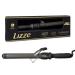 Lizze Ceramic Curling Wand - Ionic Barrel Clamp for Professional Thick Hair Curls (1 1/4 inch) - Tenaza Para Ondular El Cabello