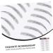 POPETPOP 12 Sheets waterproof eyebrow stickers eyebrow water transfer artificial eyebrows false eyebrows for 1 count (Pack of 1) Black - Buy Online on GoSupps.com
