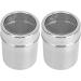 Shaker Poudre en Acier Inoxydable 304 Shaker D'assaisonnement Durable pour les Amateurs de Cuisine 6 4 Oz 2 X D'assaisonnement pour les Amateurs de Cr pes et de Cr me Glac e - Buy Online on GoSupps.com
