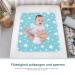 Washable Infant Wrapping Pads - 2 Pack 80x110 cm | Breathable Waterproof Reusable Urine Matt Cover for Babies & Toddlers - Fantasy Stars Design - Buy Online on GoSupps.com