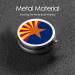 Arizona Flag Portable Metal Pill Box - Mini 3-Compartment Design for Travel | Ideal for Small Pills - Buy Online on GoSupps.com