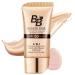 BB Cream Tinted Moisturizer With SPF 50 9 in 1 BB Cream Sunscreen Protection Concealer Foundation Full Coverage Tinted Moissturizer for All Skin Oil-Free Light (#01 Natural color with 1 puff)