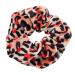 12 Pack Women's Leopard Print Hair Scrunchies - Cheetah & Leopard Hair Ties Set - Elastic Ponytail Holders - Velvet & Chiffon Styles - Buy Online on GoSupps.com