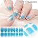Buy 8 Sheets Semi Cured Nail Polish Stickers - Gradient Glitter & Solid Color Gel Wraps | Self-Adhesive Multicolored Nail Strips for Women & Girls | Perfect Manicure Decoration Supplies - Buy Online on GoSupps.com