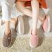 Diabetic Slippers: Thick-Soled Cotton Comfort Shoes - Red (Size 5-6 US) - Buy Online on GoSupps.com