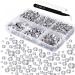 Amacoam 4025 piece of rhinestones to iron out glitter stones face hot fix clear street stones 6 sizes round crystal gemstones rhinestones with tweezers strass picking pen for diy nails clothing shoes