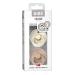 BIBS Pacifiers | Natural Rubber Baby Pacifier | Set of 2 BPA-Free Soothers | Made in Denmark | Blush/Ivory | Size 6-18 Months - Buy Online on GoSupps.com