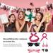 50s Costumes for Women Red Bow Headband and Print Dangle Earrings Set Costume Accessories with Red Bow Headband Vintage Polka Dot Hair Bands Cat Eye Glasses Hot Pink One Size - Buy Online on GoSupps.com