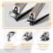 Nail Clipper Set Cuticle Trimmer with Pusher Nail Clipper Scraper 6-in-1 Professional Cuticle Remover Tools Set with Personal Care. - Buy Online on GoSupps.com