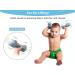 Baby Dumbbell Toy - Silicone Teething Rattle for Infants, Toddlers - Safe, Durable Exercise Weight - Pink - Great Gift for Boys and Girls - Buy Online on GoSupps.com
