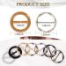 9 PCS T-Shirt Clips - Fashion Alloy Pearl Rhinestone Circle Clip Buckle for Clothes & Scarves - Buy Online on GoSupps.com