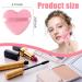 Buy 12 Heart Shape Powder Puffs - Washable & Reusable Soft Plush Makeup Sponge for Face & Body - Perfect for Loose Powder & Foundation - Pink Heart - Buy Online on GoSupps.com