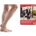 Buy Lauma Medical Closed Toe Compression Knee Stockings 23-32 mmHg for Varicose Veins & Leg Swelling Class 2 XL Beige Long - Buy Online on GoSupps.com
