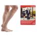 Lauma Medical 23-32 mmhg of closed toe medical compression knee stockings class 2 varicose veins frequent swelling in the legs pain in calves and feet (beige XL size long)