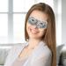 Fovolat Ice Eye Cover Hot/Cold Compress Eye Covers Cold Sensation Gel Eye Protectors Reusable Gel Spa Bead Eye Covers For Puffiness/Dark Circles/Eye Bags/Dry Eyes Silver - Buy Online on GoSupps.com